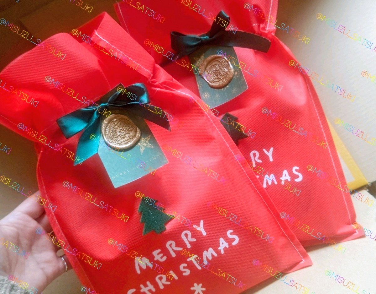 今年のクリスマスプレゼントです！ ラッピング簡単だけど可愛くて