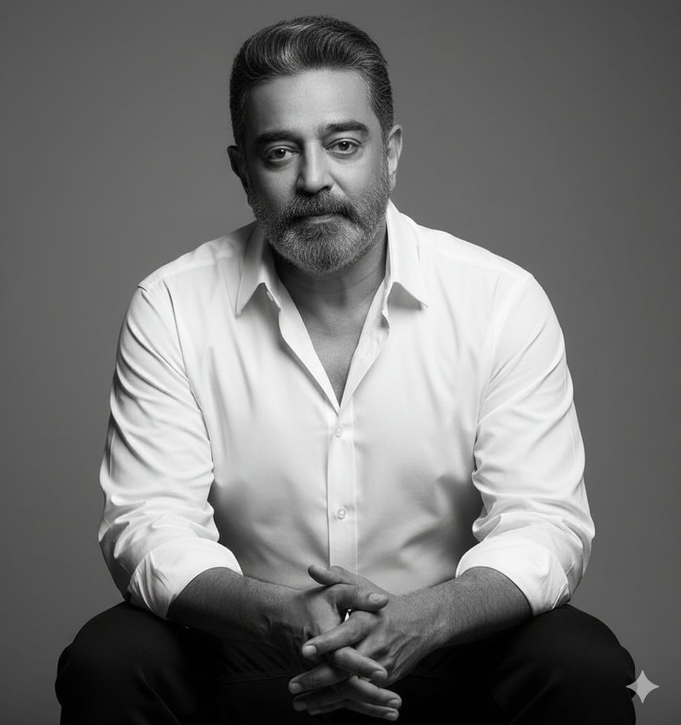 r4jjesh's tweet image. 1. Open Gemini / ChatGPT 

2. Upload your image 

3. Prompt:

Shirt :  Black-and-white fine art studio portrait of the uploaded person, seated with both hands resting naturally in front, relaxed and composed. Slightly messy hair softly framing the face, natural smooth skin tones,…