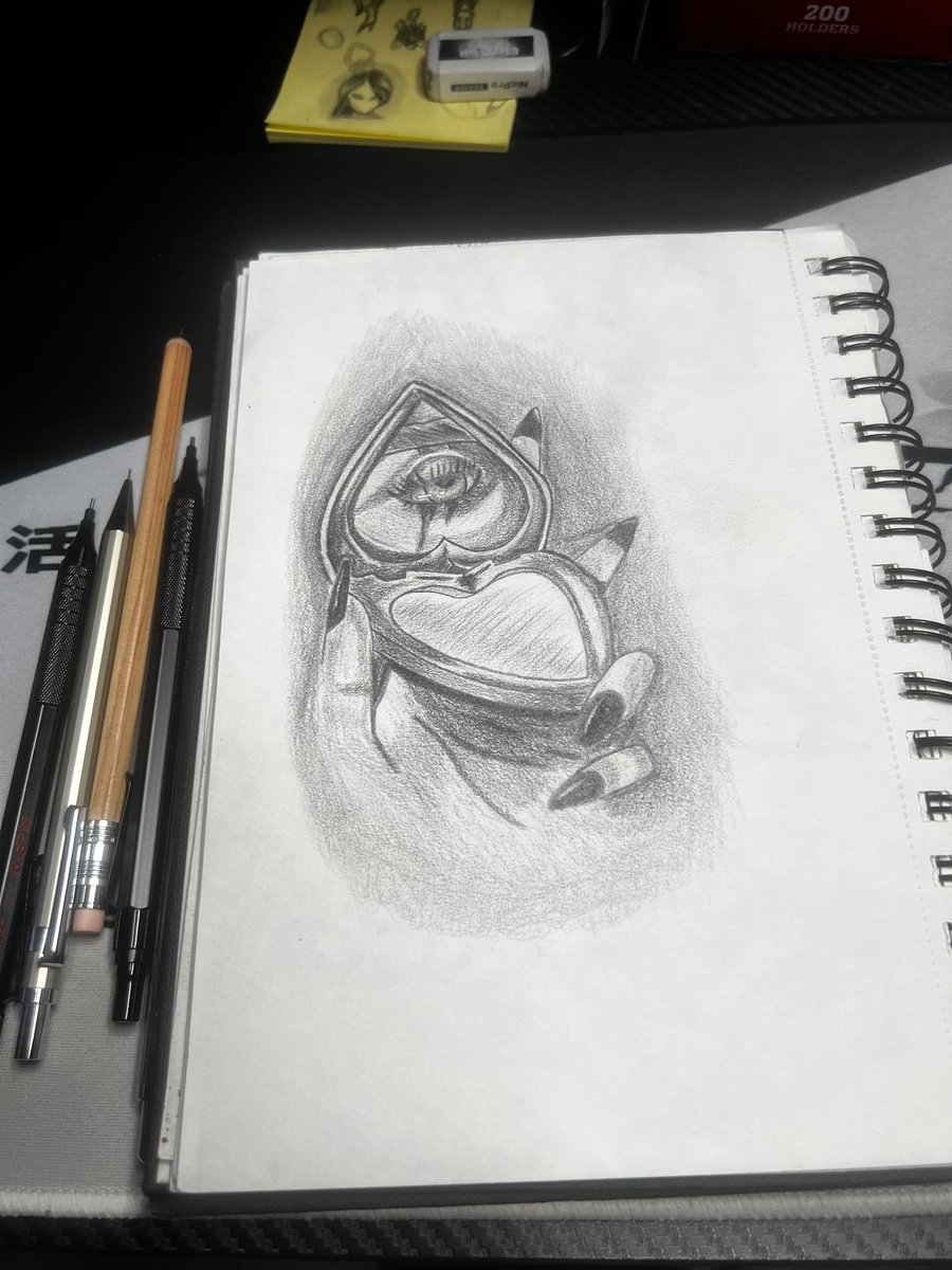 Some artwork before heading into work 👁️