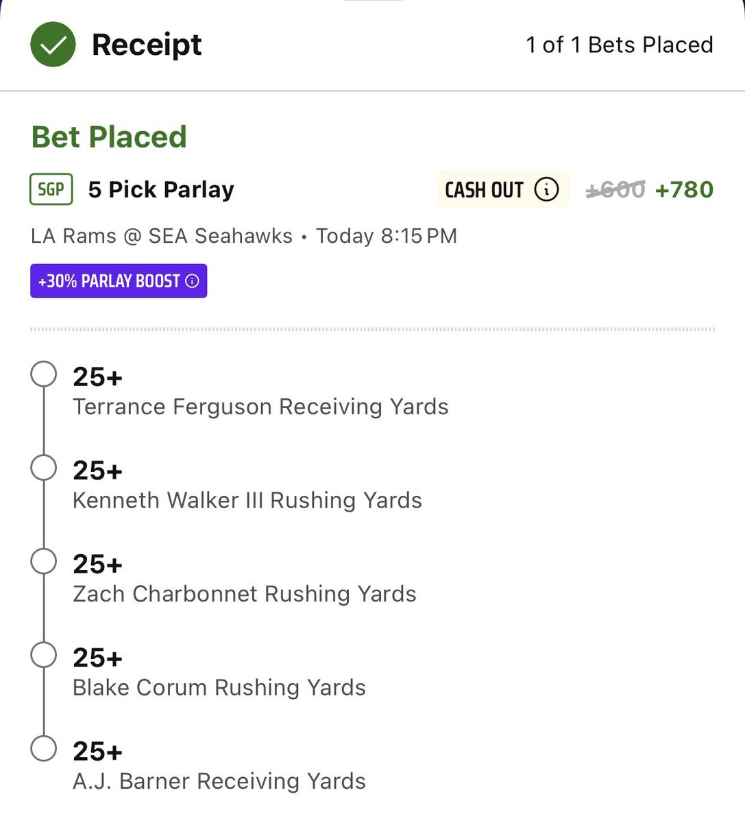 TNF 25+ Rush / Rec Play 🍻#Gambling𝕏