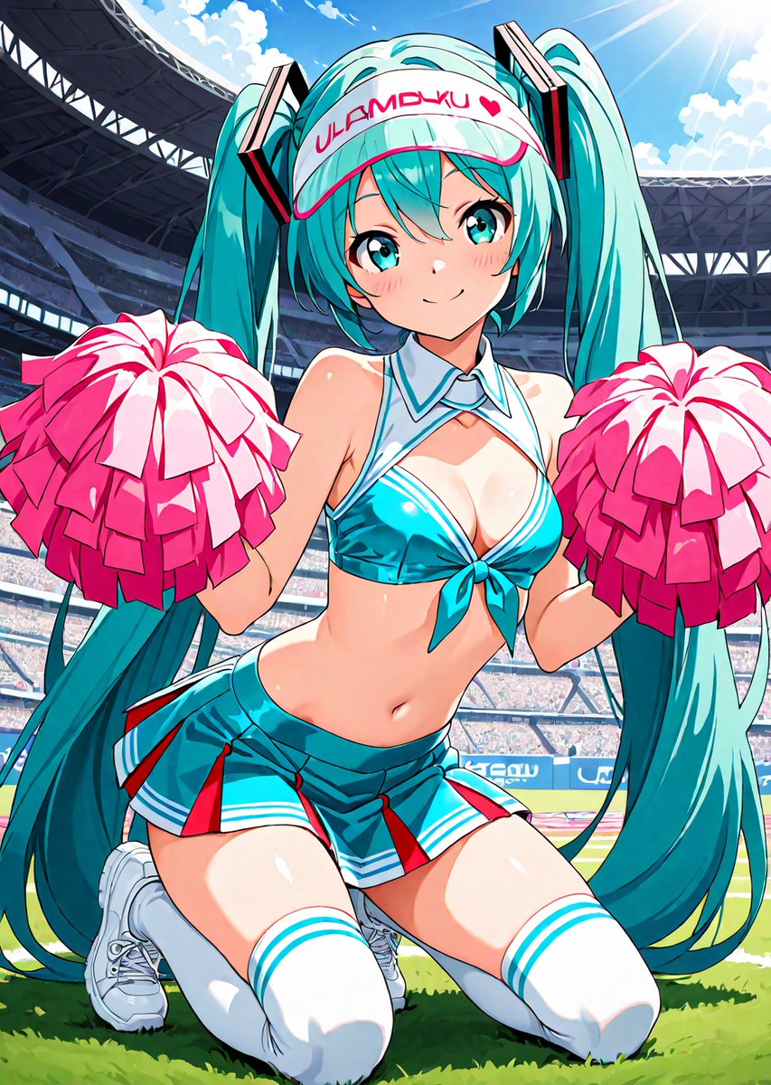 おはようございます。
金曜日のチアガール

SFW
#初音ミク、#HatsuneMiku