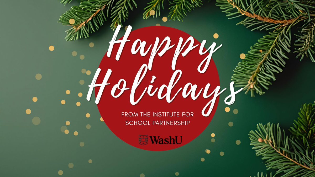 WashU Institute for School Partnership tweet media