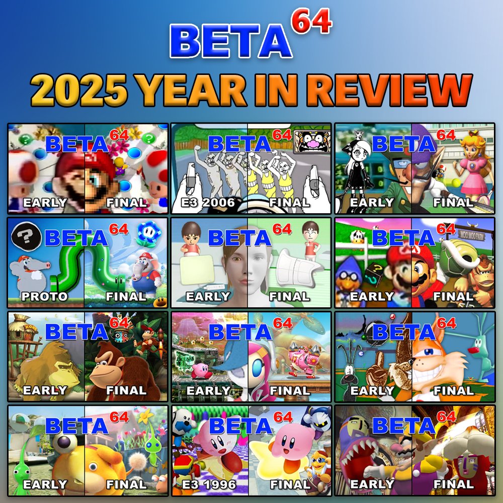 What was your favorite Beta64 episode of 2025?? 🥳

I posted new videos every month, so if you missed any this year, be sure to give them a watch!

I'm very proud of them all and extremely grateful for your support in 2025. ❤️