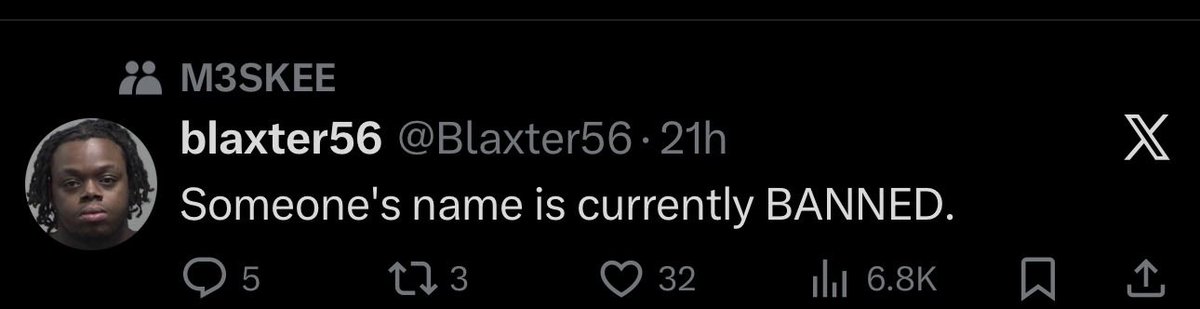 WasayShahzad25's tweet photo. @Blaxter56 Wonder which name was banned.๐ค https://t.co/5DiD2PFLrX