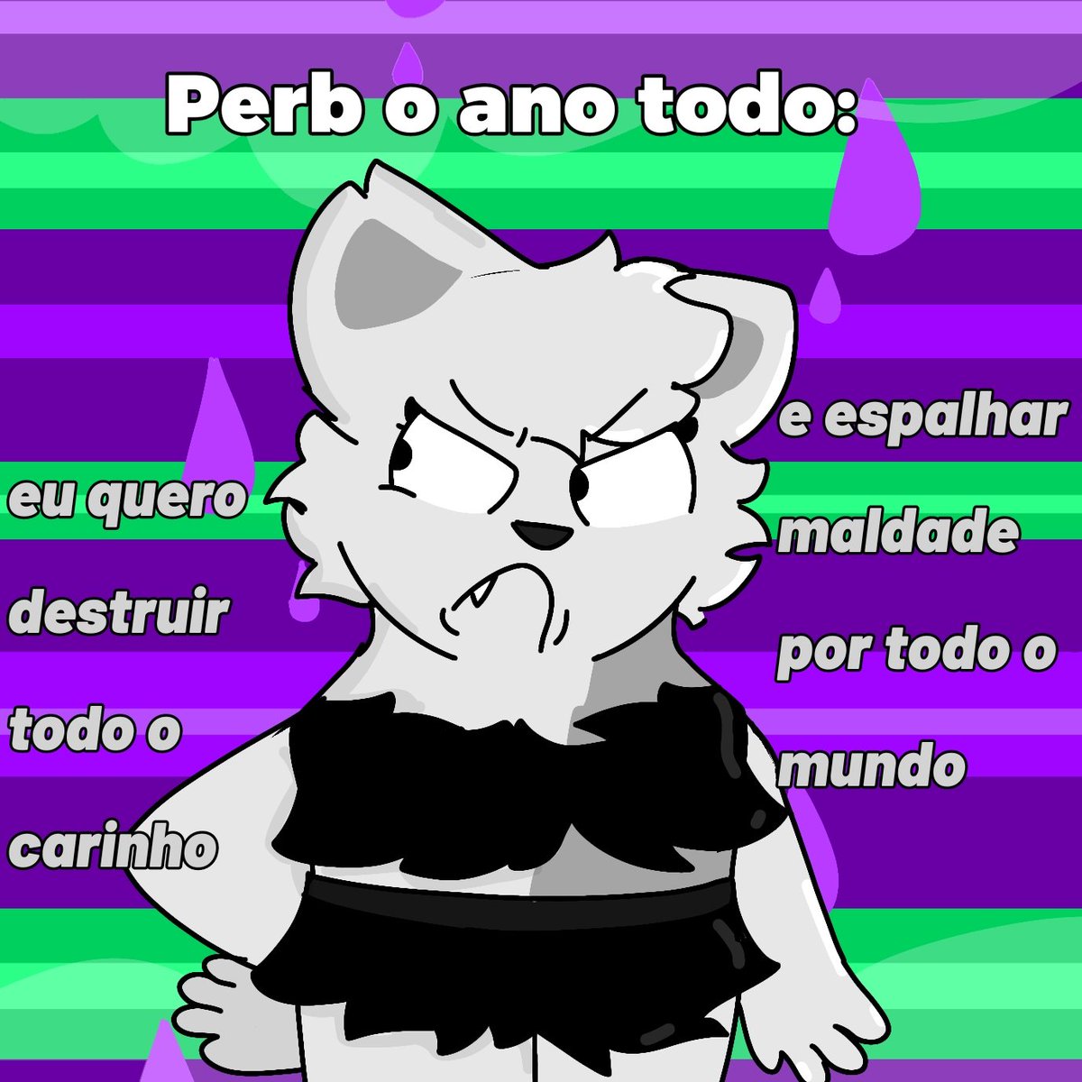 Gatinhabrep's tweet photo. Pelo visto acho que o natal também e a época favorita do ano para a Perb❄️🎄☃️🩶 https://t.co/QM0RTpB7oi