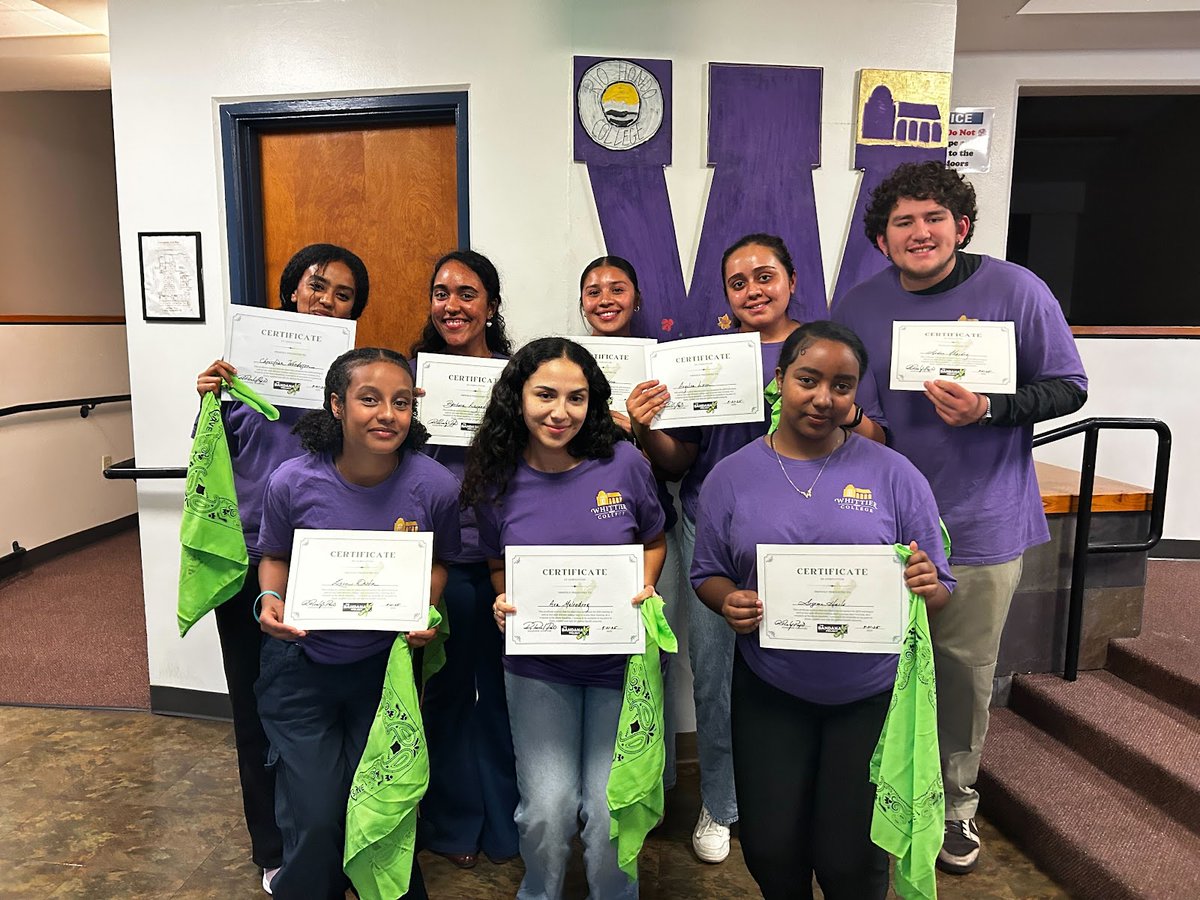 Whittier College just grew their circle of peer support, and campus just got a whole lot safer! 

If you see the green bandana, you've found someone who cares. #TGBP