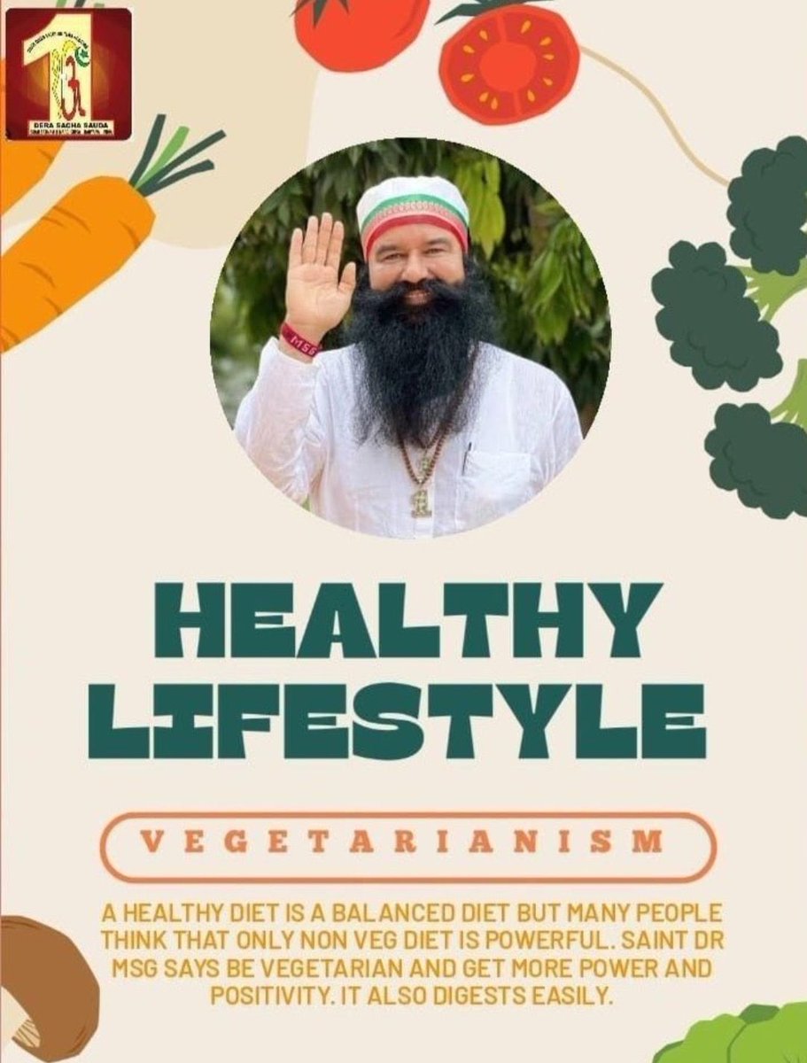 _Iam_Sahil's tweet photo. To keep your body fit💪, Saint Gurmeet Ram Rahim ji told that take fat things in very less quantity, consume more and more salads, pulses and green 🥗 vegetables.#FridayFitness All of you must also follow these tips. https://t.co/hzH9kOVIoT