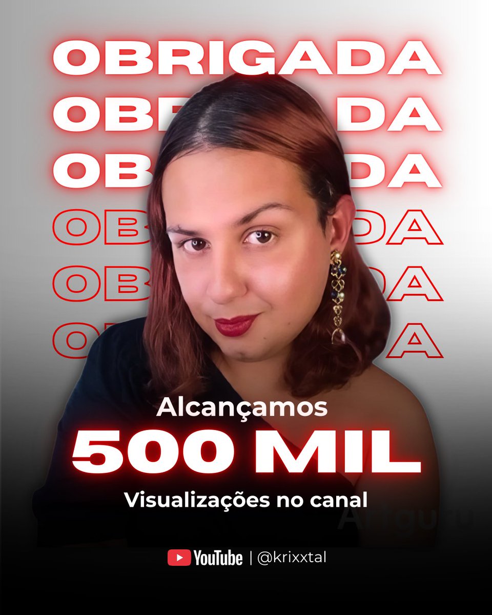krixxtaloficial's tweet image. Encerrando 2025 do melhor jeito possível: 500 mil visualizações no canal! ✨

Obrigada a cada pessoa que me acompanha, comenta e compartilha ao longo desses 3 anos. Isso aqui só existe por causa de vocês 💜
Que venha muito mais!

#youtubebrasil #youtubechannel
