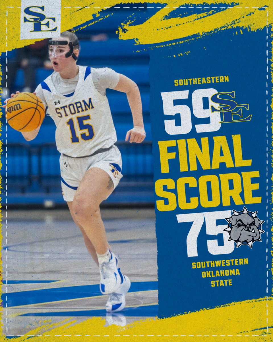 GoSoutheastern's tweet image. Final...
@SavageStormWBB | #GoSoutheastern | #TakeCover