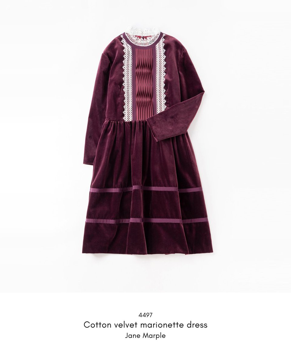 saleジェーンマープル ベルベットビスキュイドールドレス JaneMarple 最終値下 ジェーンマープル ベルベットビスキュイドールドレスJanemarple