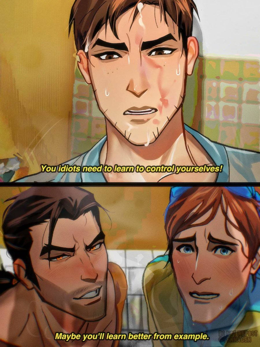 Robert is gonna have to get used to getting burnt and soaked these two are hopeless #flambert #watermech #dispatch