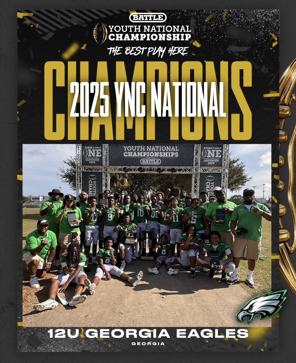 DrewKMohammed's tweet image. 🏆Won @battle #ync with my guys #GAEagles12u 

@prepredzonenext @wrhitlist @borntocompete @Alex_B2C @thesouthexcamp @UANextFootball @GAEliteClassic
@tewracademy  @SCOOBZILLA730
