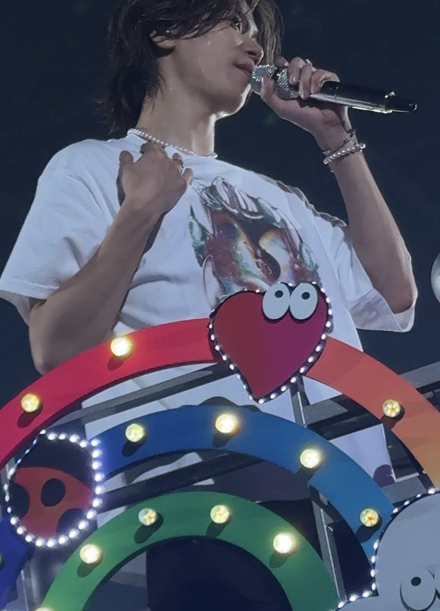 ツヨシ様 トロッコですごく近くに来てくれて嬉しかったの😭🩵 直前までこちら側