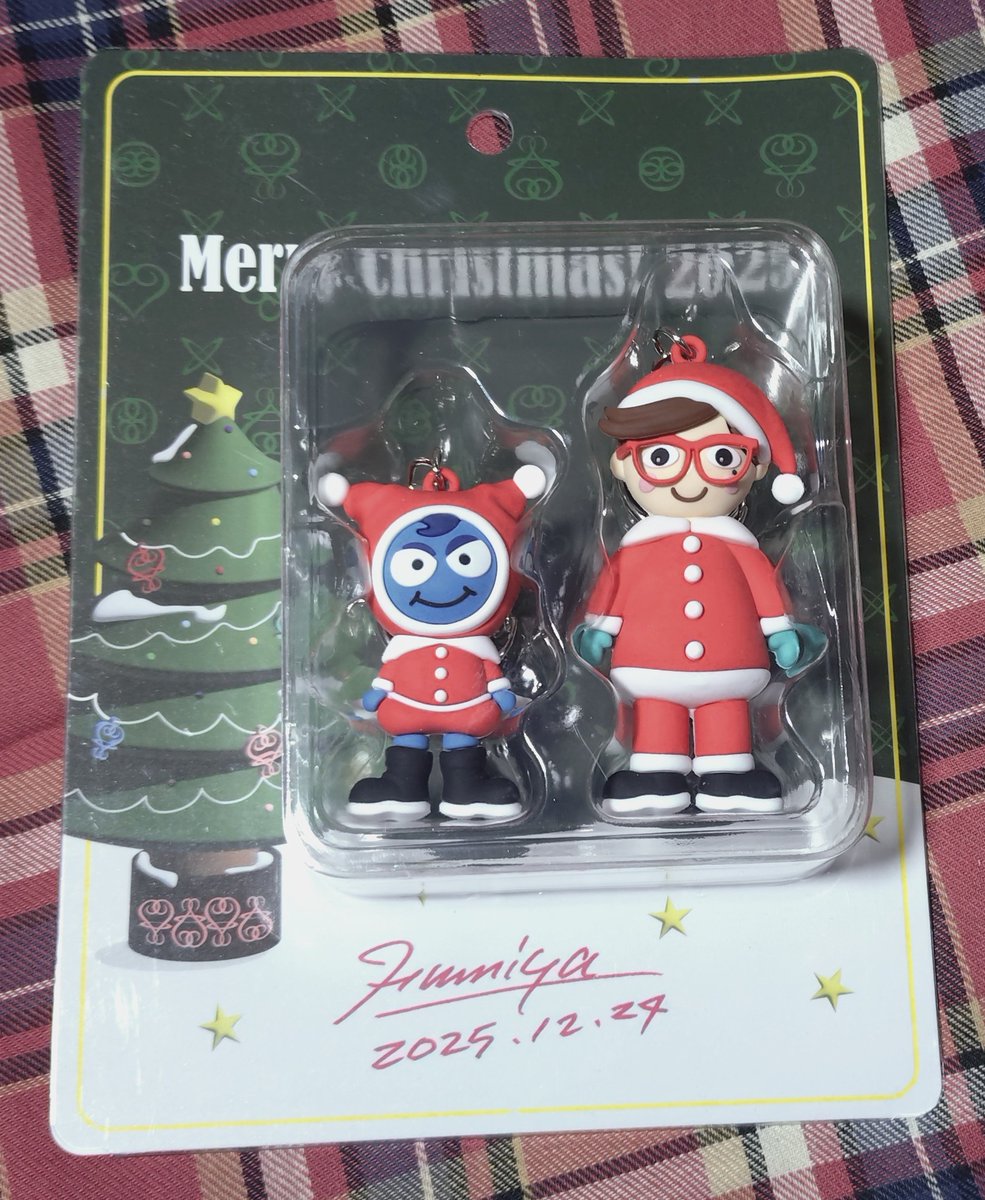 🎅キーホルダーセット来た パッケージもかわいい🥰