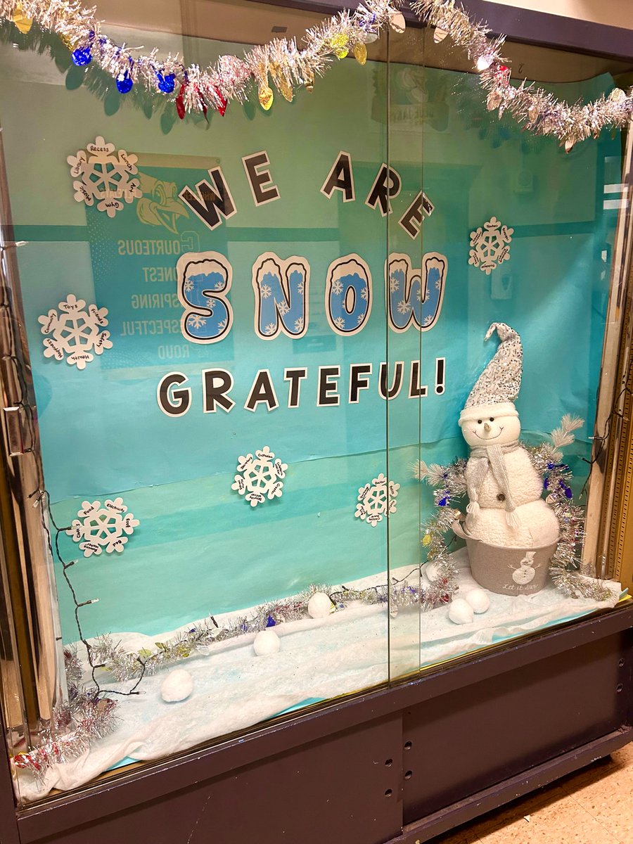 We are SNOW grateful! ❄️☃️
<a href="/CharacterStrong/">CharacterStrong</a>’s trait of the month is gratitude so each snowflake shares the people and things we appreciate 💙 #TeamWheeler <a href="/WheelerAvenue/">Wheeler Avenue School</a> <a href="/VS13UFSD/">ValleyStream13UFSD</a>