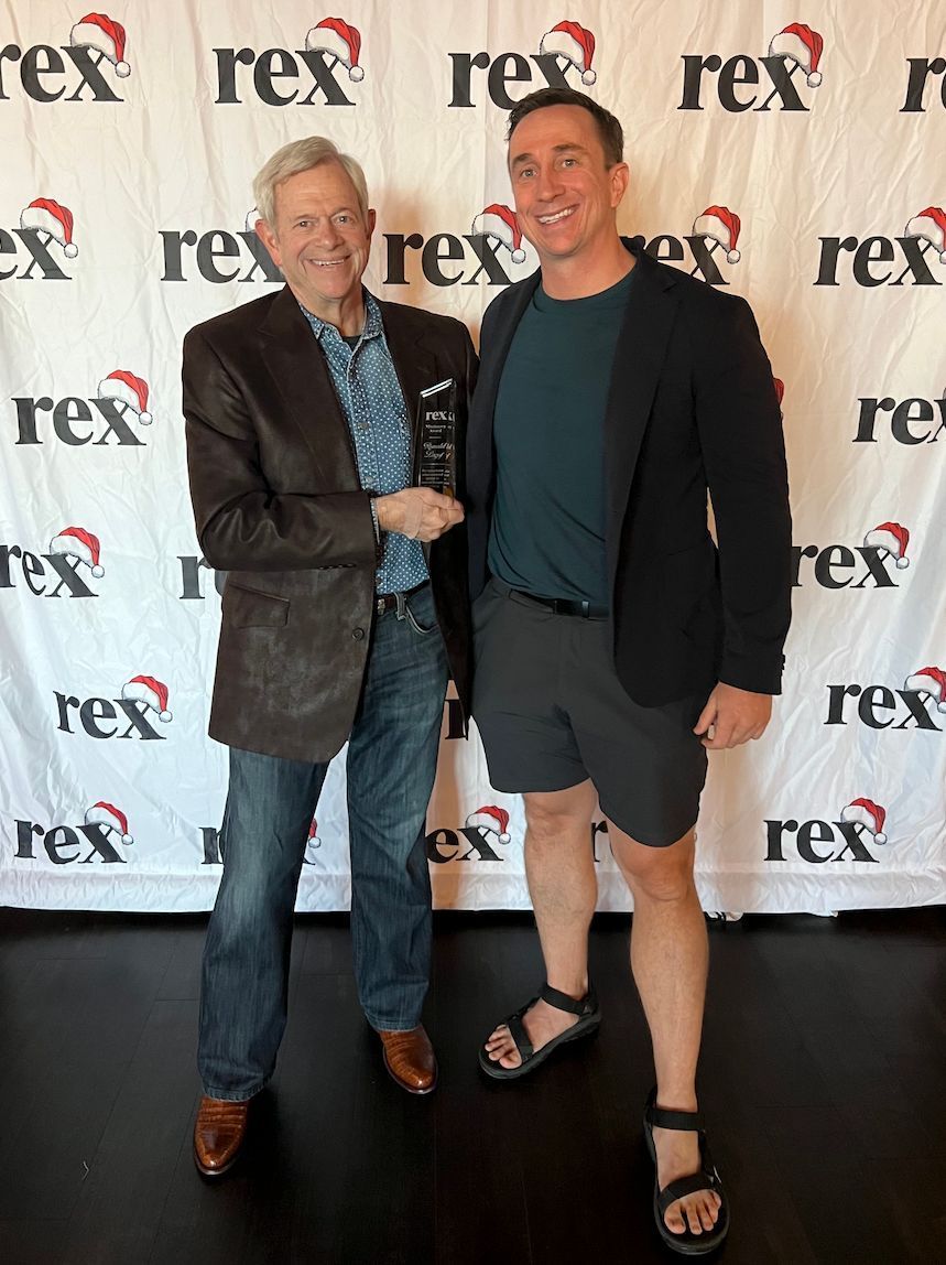 Ron Lazof! Friend, trusted advisor, partner. So grateful to have him join us at the Rex Dallas Christmas Party