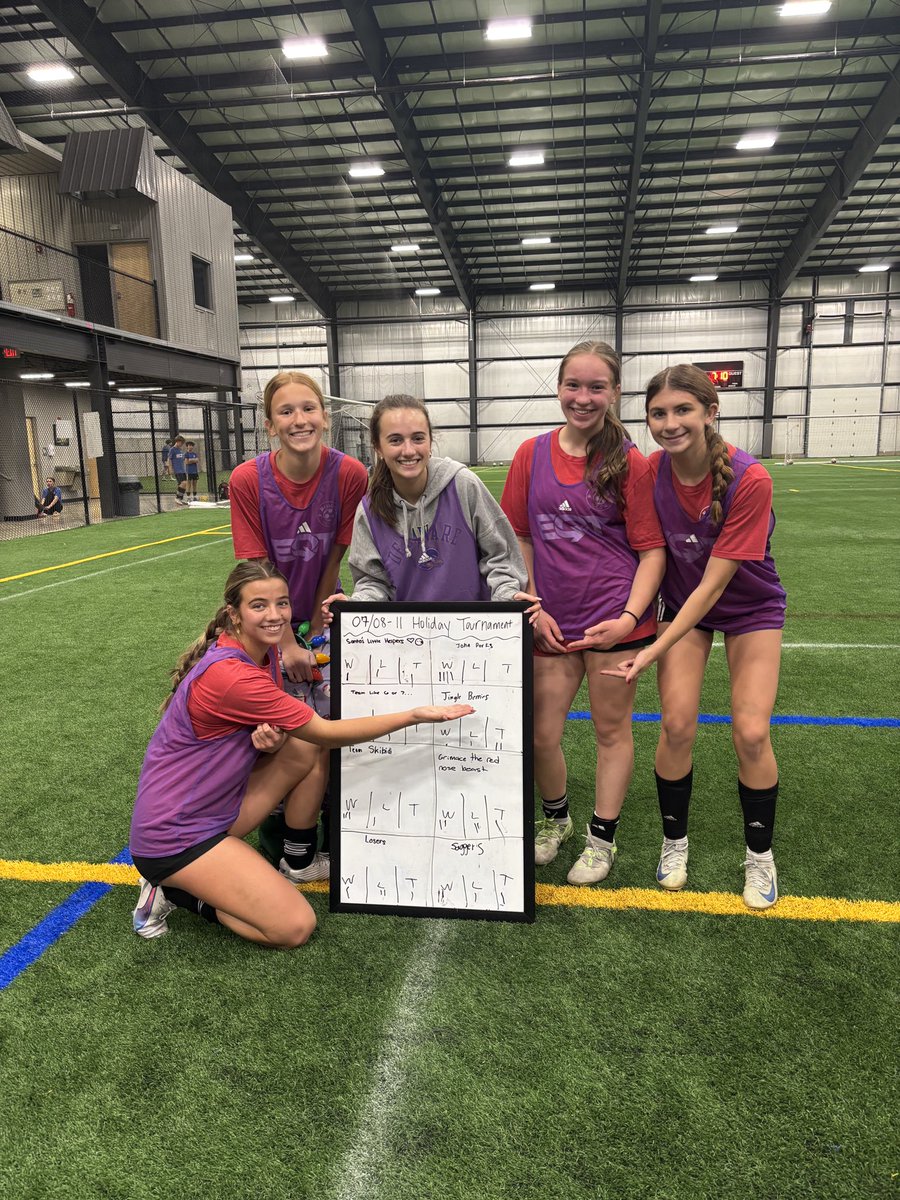 Beadling08GA's tweet photo. One of our favorite days of the year-our annual @GAcademyLeague Mentorship Holiday Kickoff Event! 🎄⚽️🫶

All smiles tonight as we trained and celebrated the holidays with our @Beadling11GA Little Sisters.

#B4L #WearTheB #HappyHolidays https://t.co/dSg7xjnZ7n