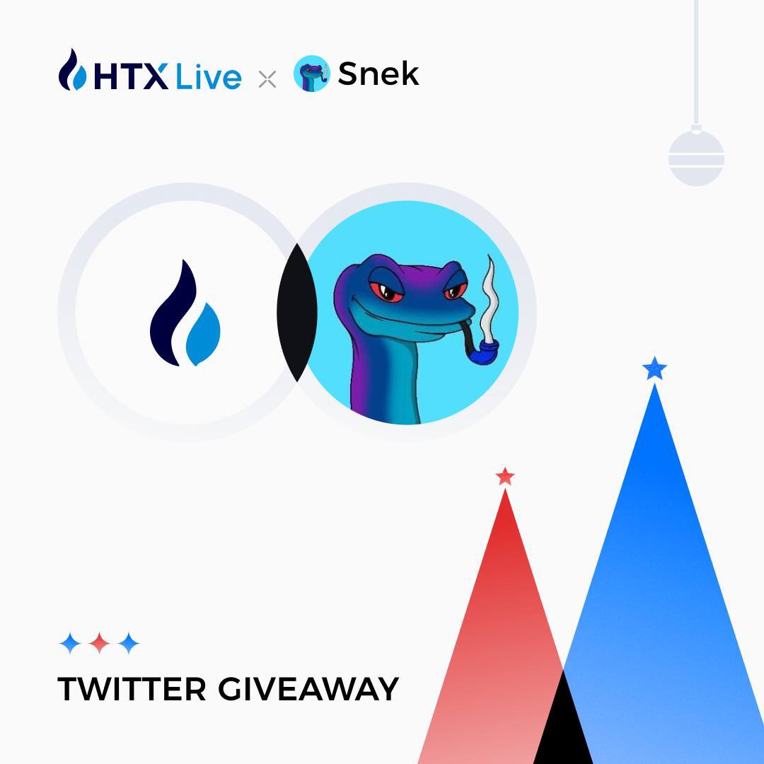 HTX_Live's tweet image. 🎉 @HTX_Live × @snek | #YearEndWithHTX Giveaway🤩

As 2025 comes to an end, we’re celebrating the community together with @snek 💙

How to join 👇
1️⃣ Follow @HTX_Live &amp;amp; @snek
2️⃣ RT this tweet
3️⃣ Comment ONE of the following:

👉 A message or wish for the @snek &amp;amp; @HTX_Live…