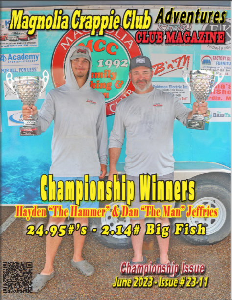 MSCrappieClub's tweet photo. 2026 MCC Adventures Magazine Okatibbee Issue - https://t.co/FIXKEu14A3 https://t.co/DaqJ97f9Y1
