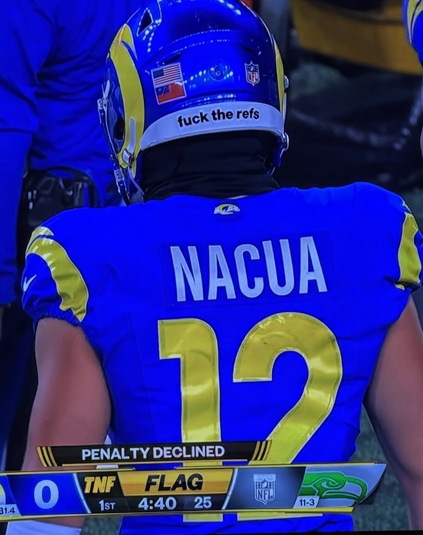 SPUN's tweet image. Puka is a savage for putting this on his helmet