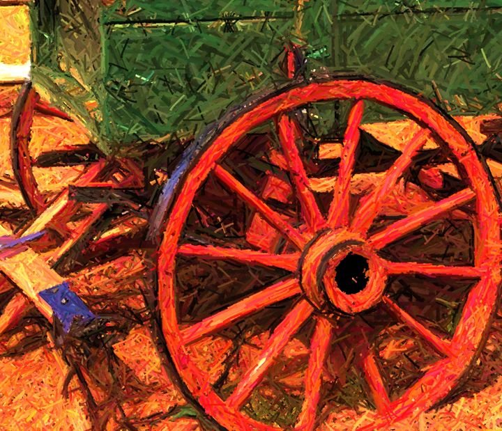 Art of the Day! "Wagon Wheel". Buy at: ArtPal.com/drcommunicator…