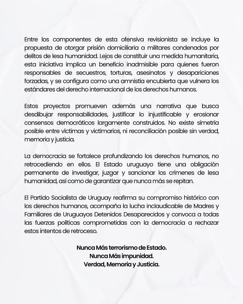 Socialistas90's tweet photo. 👉🏼 Declaración del Comité Ejecutivo Nacional del Partido Socialista el 18 de diciembre de 2025 https://t.co/ZAbOPfbdDo