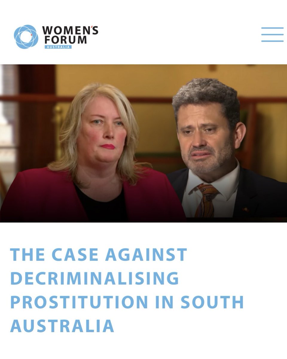 “<a href="/kymaher/">Kyam Maher</a>’s refusal to support a broad, evidence-based review that examines alternatives to decriminalisation of prostitution indicates that legislative reform under a South Australian Labor government will be decriminalisation. 

There can be no equality for women in a society