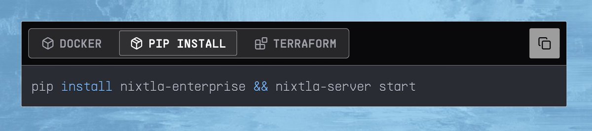 nixtlainc's tweet image. 🎉 Announcing Nixtla Enterprise 2.0 🎉 

Tl;DR:  more models, domain expertise, reasoning capabilities, mcp interactions and optimized compute environments. 

We’re excited to share the next iteration of our enterprise offering. Starting today, companies can sign up for early…