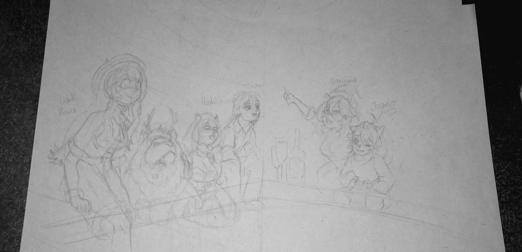 Boceto para mí dibujo navideño UuU