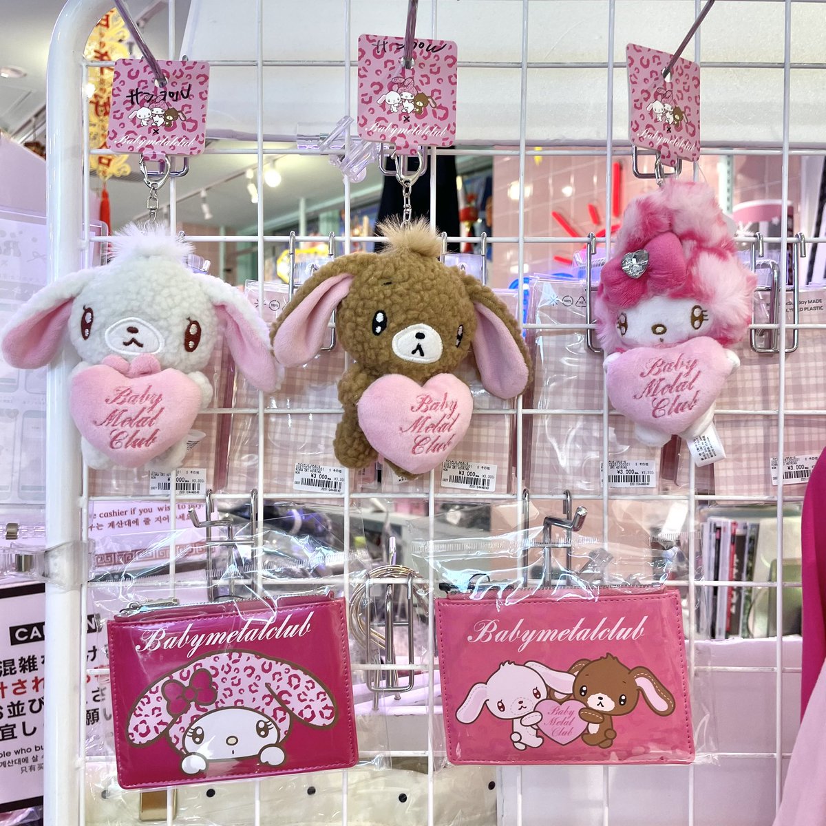 109のSPINNSで 「Babymetalclub×マイメロディ、シュガーバニーズ