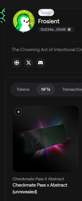 g $CHECK! It's a good morning to all who minted "Checkmate Pass x Abstract " , Thank you <a href="/AnichessGame/">Anichess</a> &amp; <a href="/TQ_Games/">TQ | $CHECK SAUCE ✝️</a> to include us to make this history and keep building , we made it Fam <a href="/SAUCESQUADGG/">SAUCE SQUAD</a> Way to go! , wen reveal? 🙃#POWERTOTHEGAMERS moar #Sauce