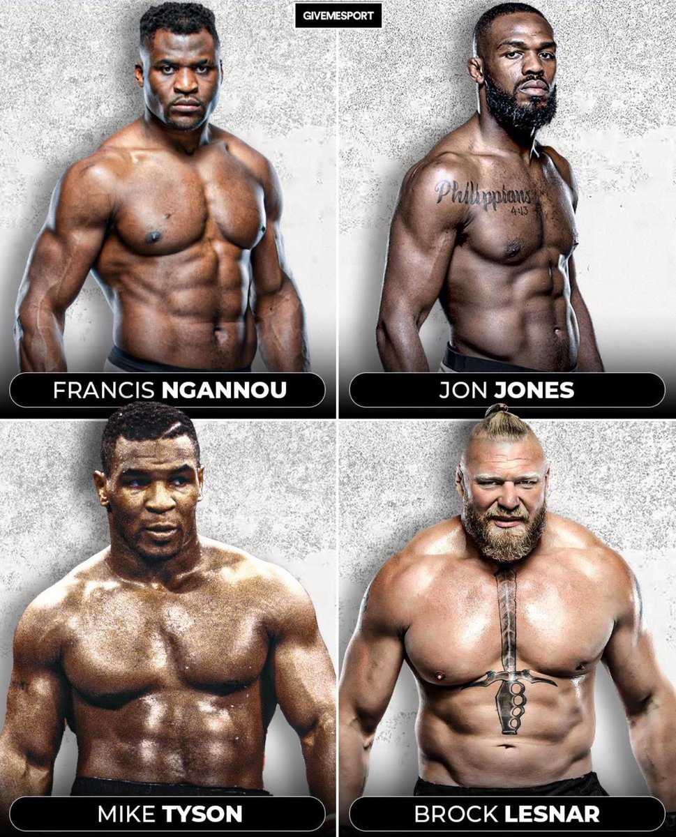 MMAUNCENSORED1's tweet image. Put these 4 in a cage, Who walks away??