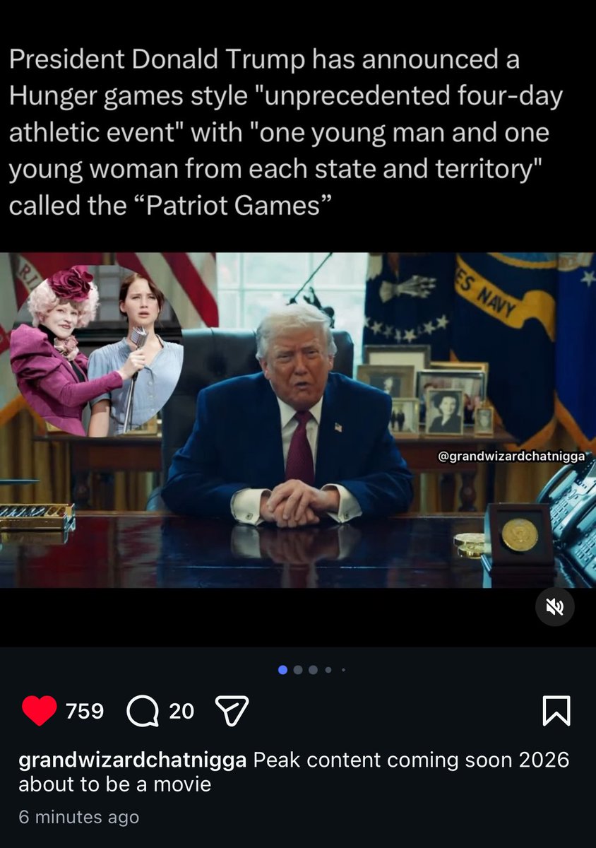 My source tells me this meme will be yuge. Patriot Games.