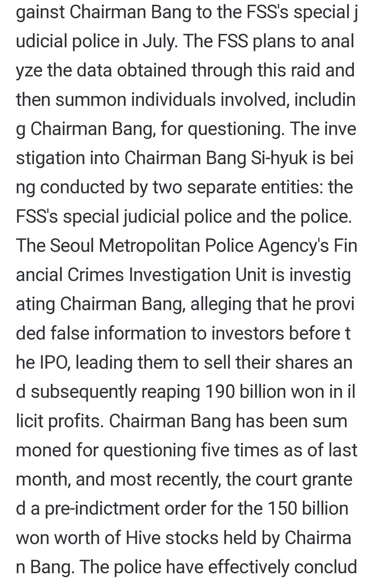 sheepymcsheepy's tweet photo. [Exclusive] Financial Supervisory Service raids Hive Chairman Bang Si-hyuk's home and office

https://t.co/sASmmhLIWK https://t.co/JKvoHww6sr