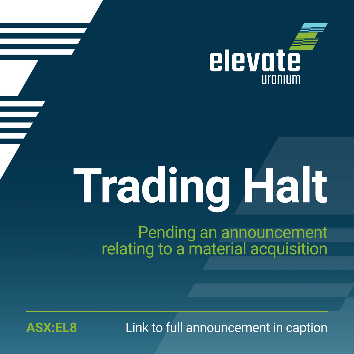 Elevate Uranium (ASX: EL8) tweet media