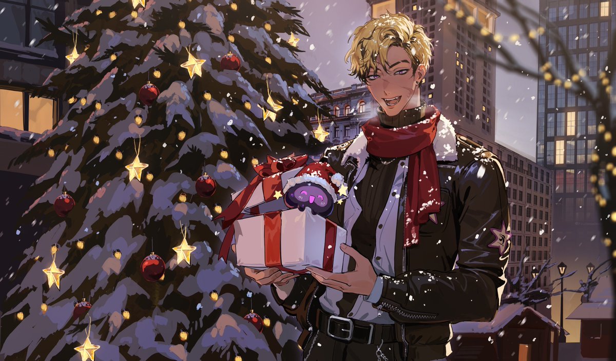 Merry Krisis all! Here's a little gift from me to you! A cozy Christmas illustration with my Crew! 🎄

The DL is in the replies! There is both a desktop and phone version so I hope that you enjoy! 🎅

🎨: <a href="/cohoochiedust/">the realest Yelomelomelo</a>