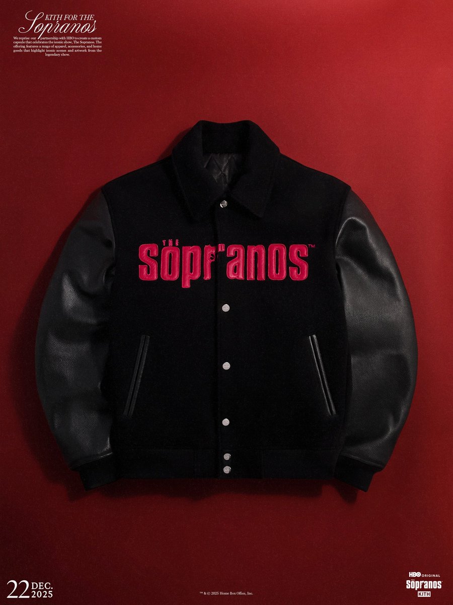 ModernNotoriety's tweet image. Kith x The Sopranos

🗓️ December 22nd