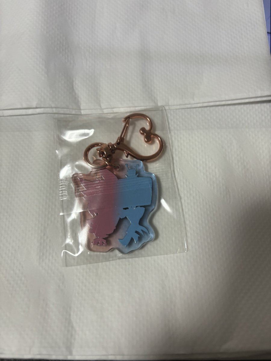 新刊セットのアクキー届いた！！！うまく撮れん！！！！！！裏側、私の