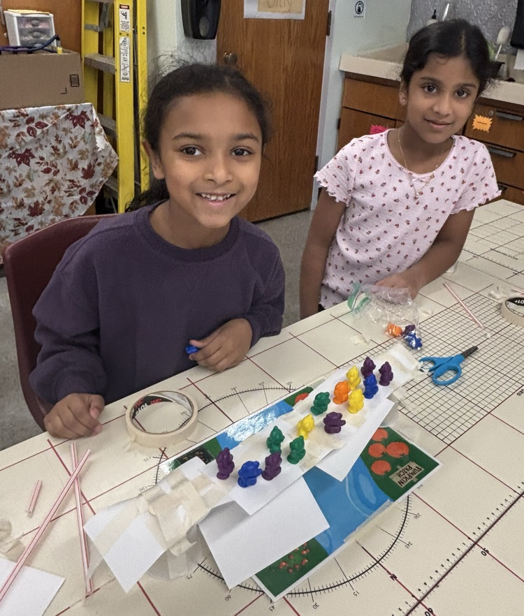 Mrs. Keicher &amp; Ms. Iovieno's 2nd grade class worked in partners to build bridges in STEM class, led by Mrs. Hodge. What a fun way for children to learn hands-on about weight and gravity! <a href="/emeadowschools/">East Meadow Schools</a> #STEM