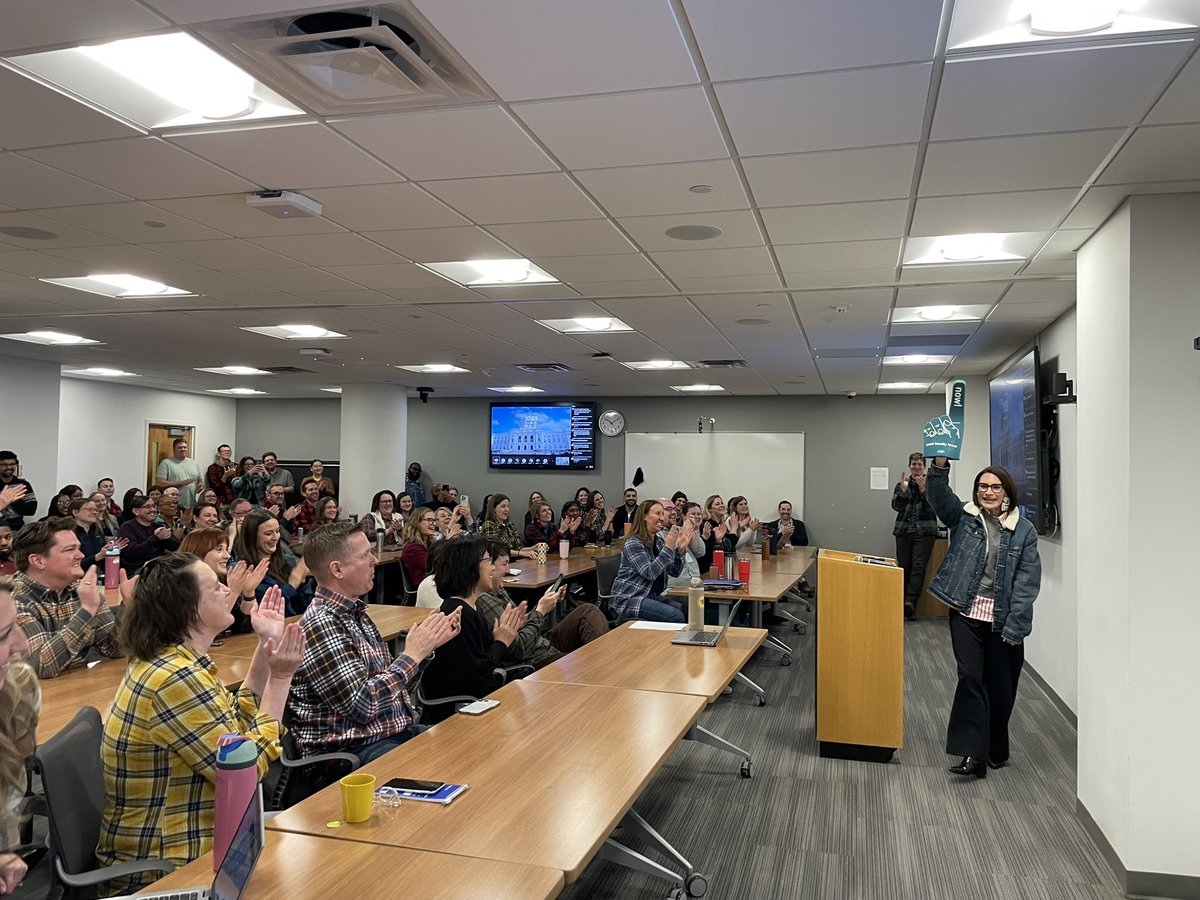 LtGovFlanagan's tweet image. We’re two weeks out from launching our Paid Leave program that will strengthen families, support employees, and make Minnesota an even better place to live, work, and raise a family.

I stopped by to thank the employees working to prepare and implement this wonderful program.