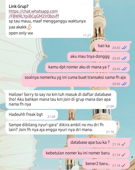 Anninhabitenco's tweet image. HELP RT!!
BUAT PARA FH HATI-HATI JANGAN REKRUT DIA JADI RESS

MEMBER GRUP DI PC DAN DITAWARIN
MASUK GRUP RESS DIA DAN HARGA FHNYA UNDER BANGET

Nomor +62 882‑0095‑00252 (ini nomor yang dia join di grup FH)
+62 877-6751-6472 (nomor yg dia pake buat culik member)
RISTORE #zonauang