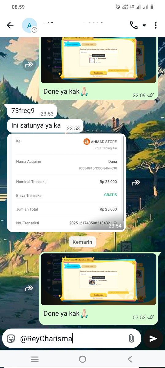 Rey || Open Tap Callback Ml 25K tweet media