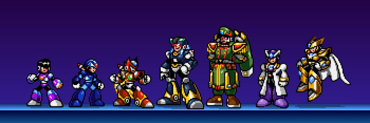 Some more Characters in my style!

Elis, X, Zero, Dynamo, Colonel Redips &amp; Gate

Did I do well?