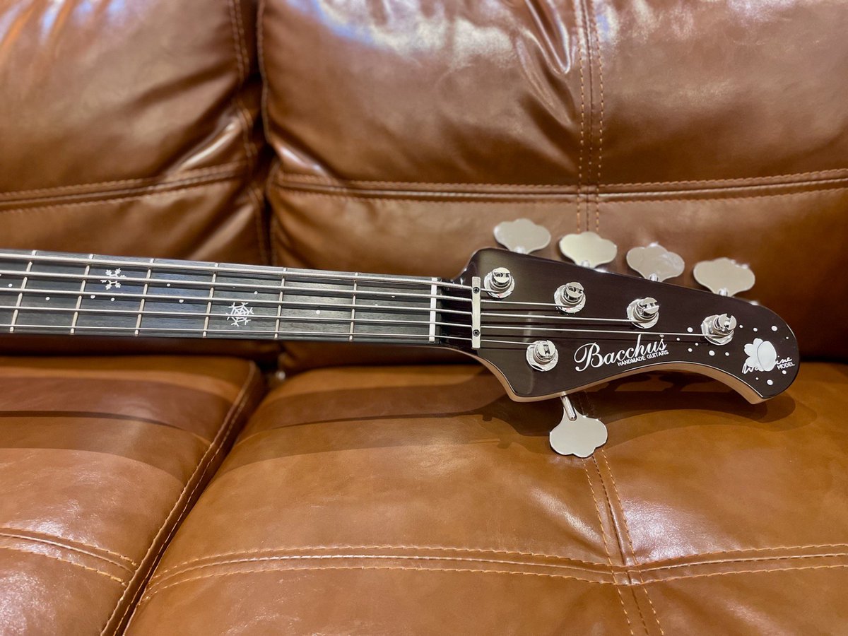 すーです。ポールウエスパ　ベイチ Bacchus WL4-STD/RSM (BLU-S) 【ベース初心者入門セット】 ｜イケベ