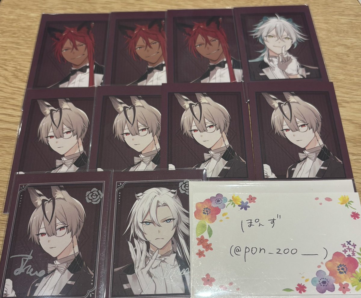 pon_zoo_____'s tweet image. 【交換・譲渡】ハニヴ オトマ オトふゆ オトメイト アクスタ パルカ フォトカ

譲:アルヴィン、テオ、フィン、ミロ、イーノ
署名あり(交換のみ):アルヴィン、テオ

求:エリヤ or 定価(＋送料)

本日19日新宿にて手渡し可能。
郵送の場合は明日以降の発送になります。
譲渡はまとめての方優先です。