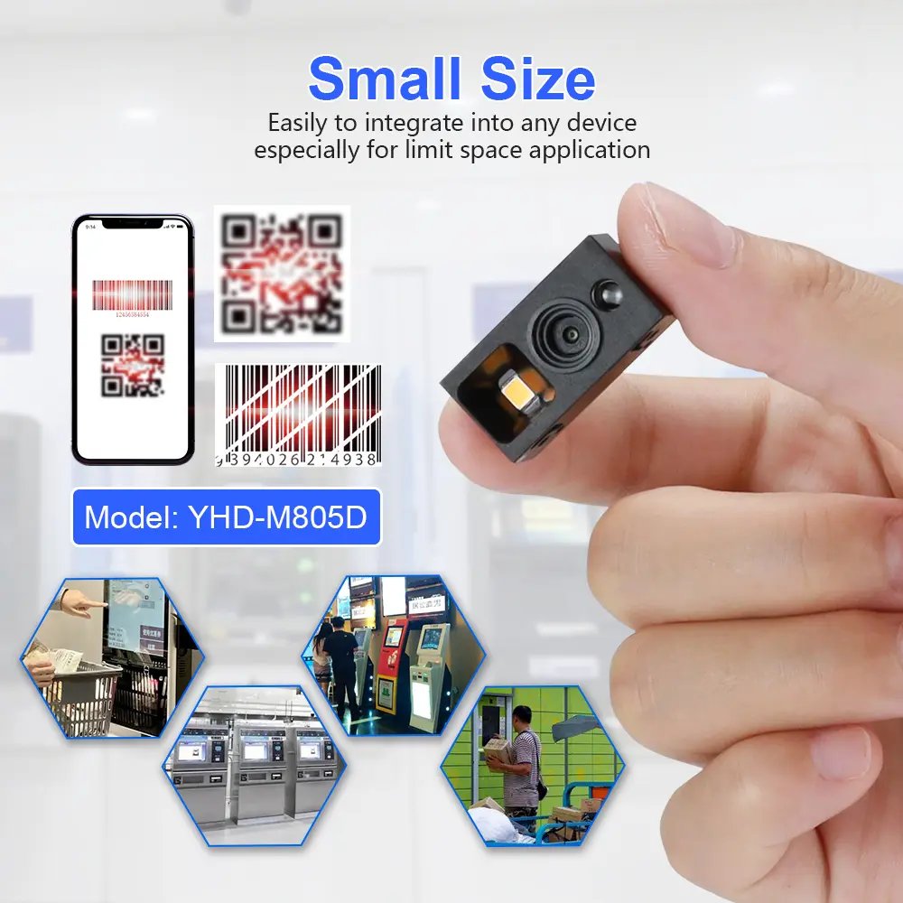 Yuhengda2023's tweet photo. YHD-M805D 2D embedded barcode scanner module. Mini size, plug &amp; play, reads 1d/2d codes on screen &amp; paper. Ideal for kiosks &amp; vending machines.
🌐 https://t.co/DLGZsEwIig 📧 sales@yhdaa.com
#yhdaa #embeddedscanner #2dbarcode #oem https://t.co/6ySMFXYoXD