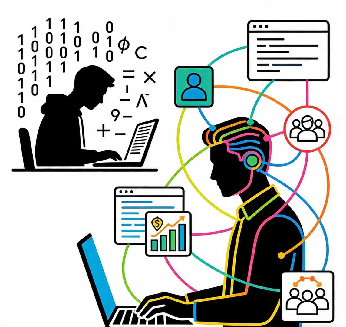 sitin_dev's tweet image. In the AI era, writing code is table stakes.

What separates indie makers from employees
is everything around the code:

product thinking, pricing, and go-to-market.

Full-stack now means business-aware.