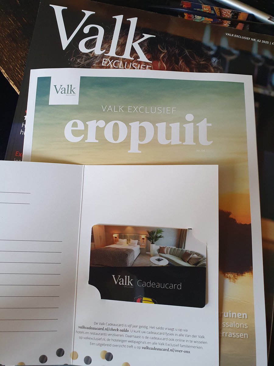 Spaar nu voor van der Valk cadeaubonnen