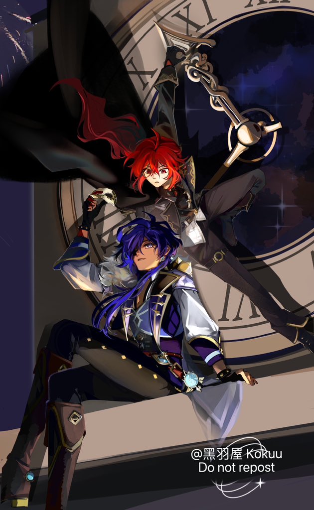 “It’s not a masquerade, so you don’t need to wear a mask.”

#luckae #枭羽 #ディルガイ