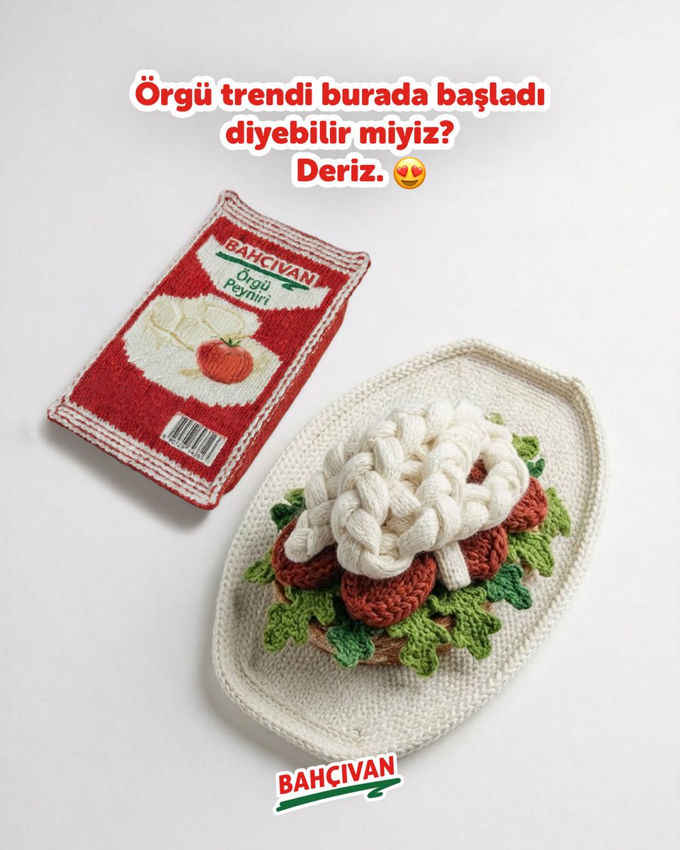 Çünkü biz Bahçıvan Örgü Peyniri’ne lezzeti ilmek ilmek işledik! 😎

#BahçıvanPeynir